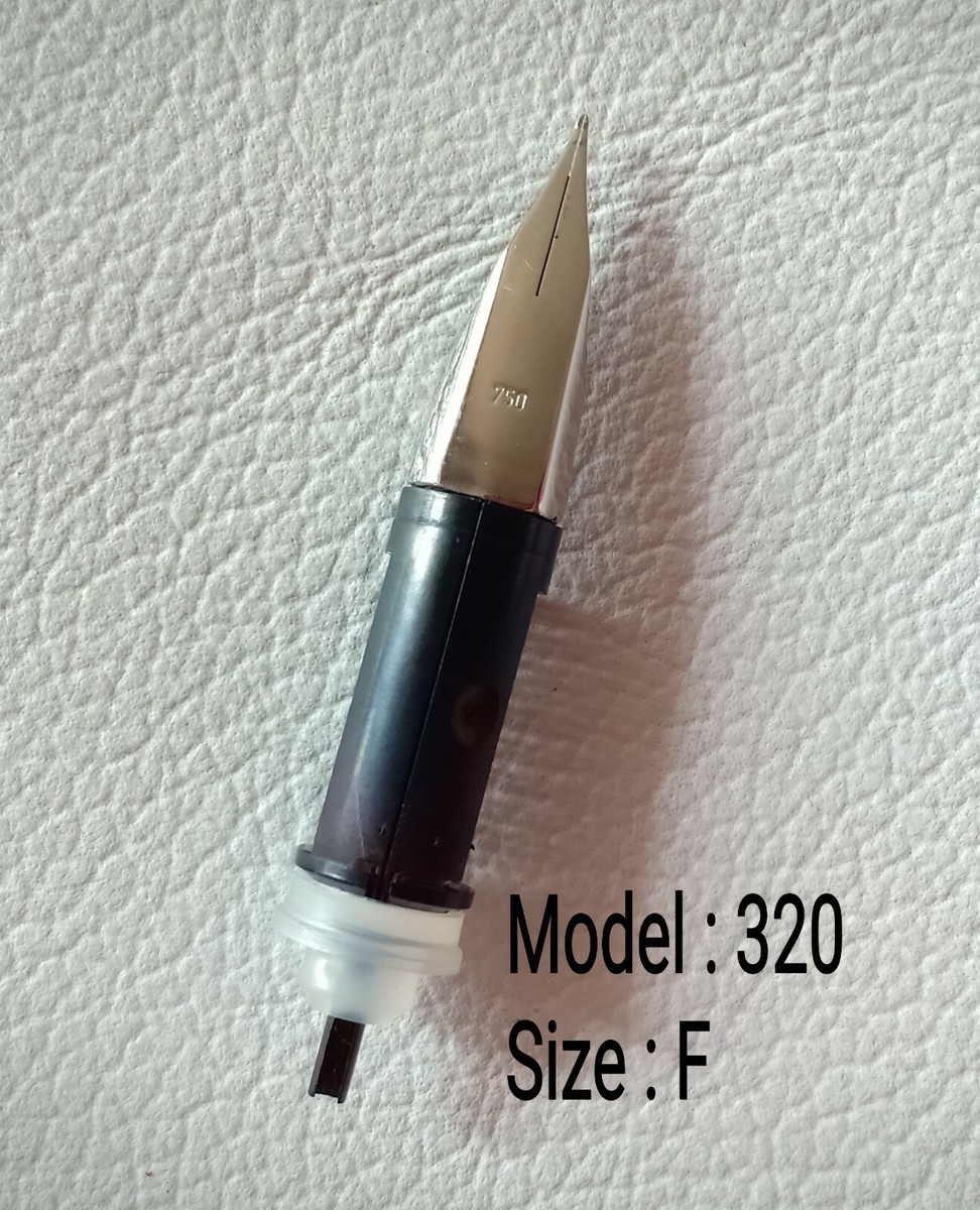 Parts Nib Montblanc 320 Fountain Pen W/Gold 750 (18K) Size F