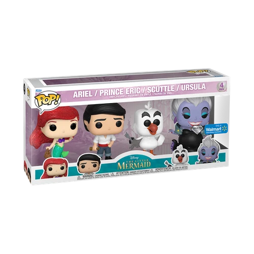 Funko Pop! Vinyl: Disney - Ariel / Prince Eric / Scuttle / Ursula (Diamond)...