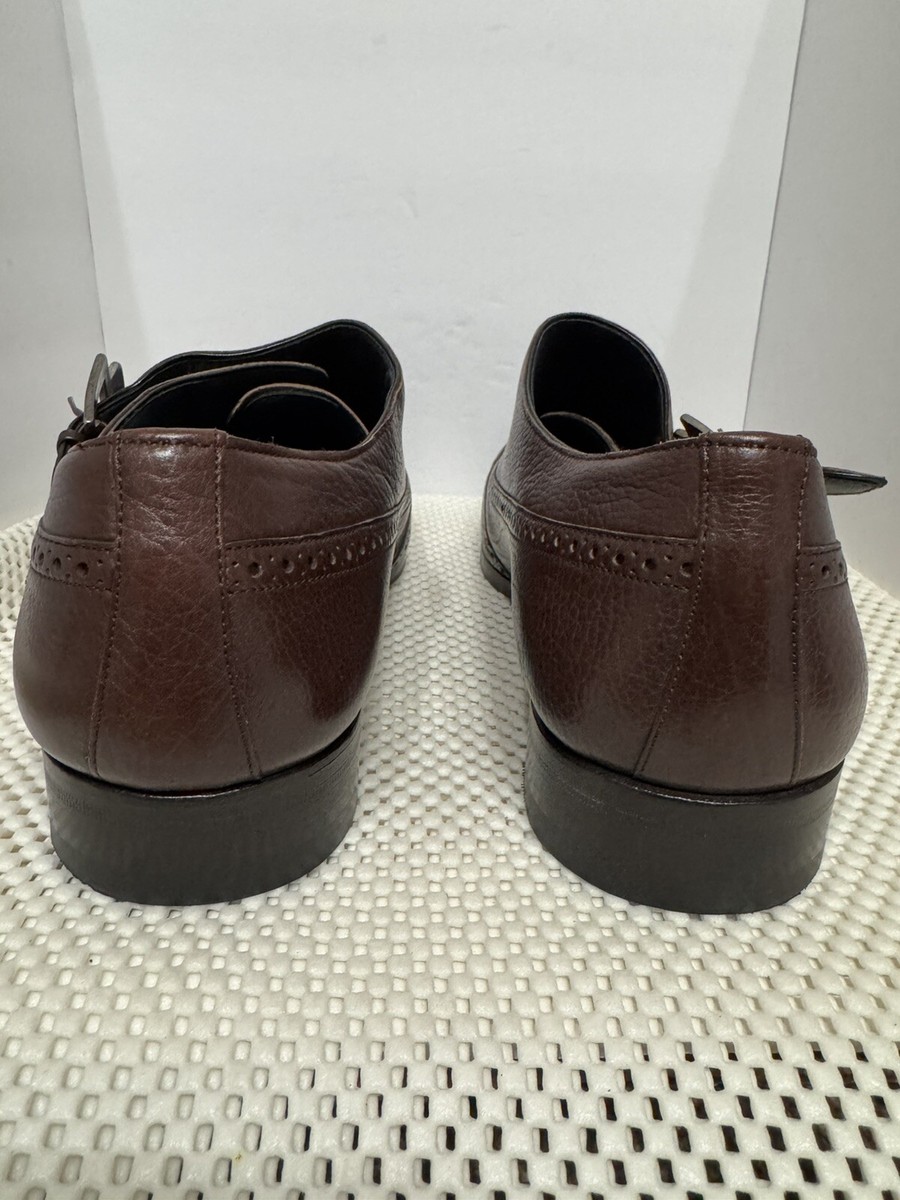 Mezlan wing tip brown leather wing tip Men Sz 11 M Made In  display picture 2