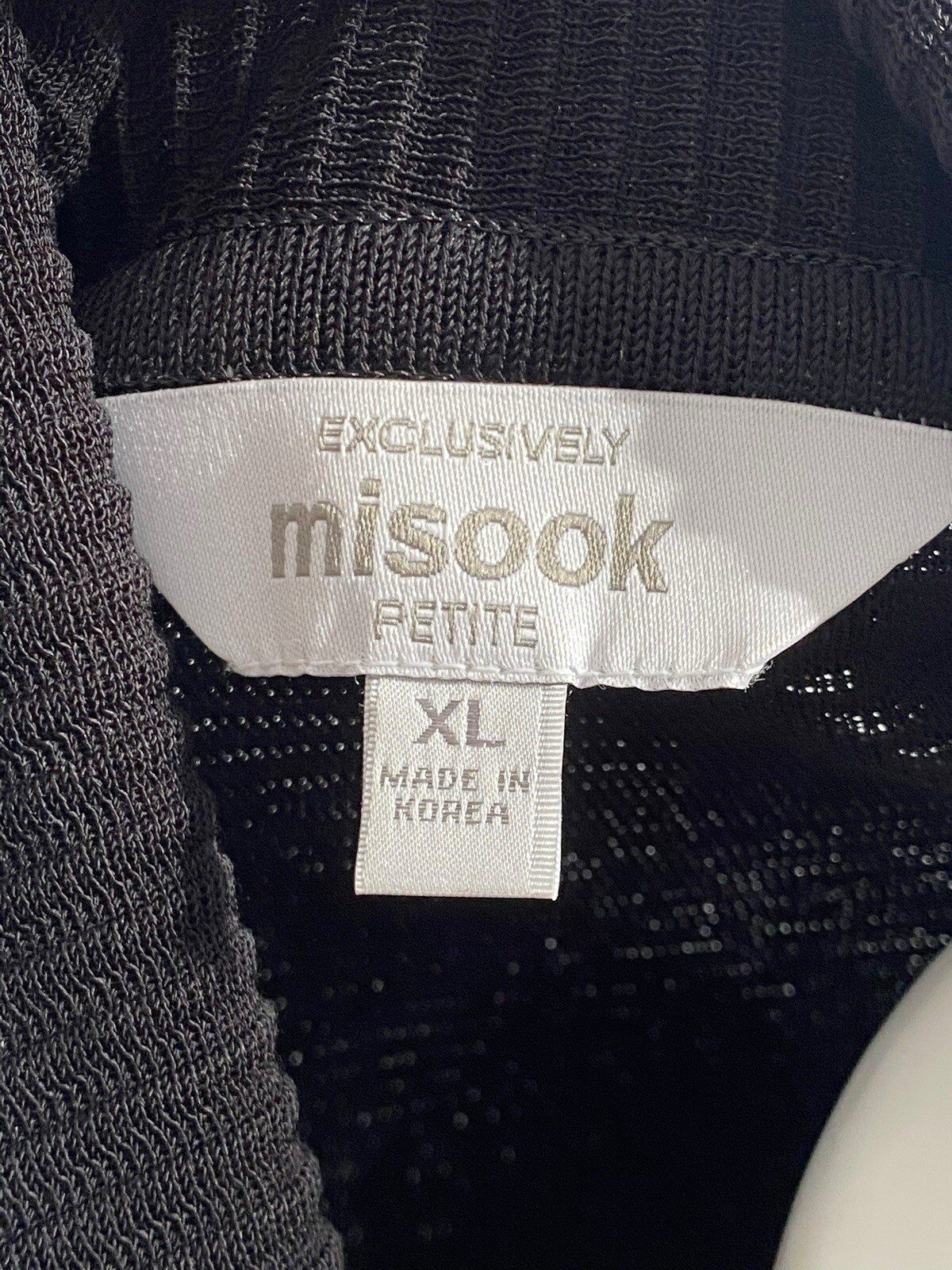 Exclusively Misook Textured Full Zip Sweater Card… - image 7