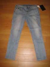 NWT Women's True Religion "Serena Crop Skinny" Jeans Retail 198 