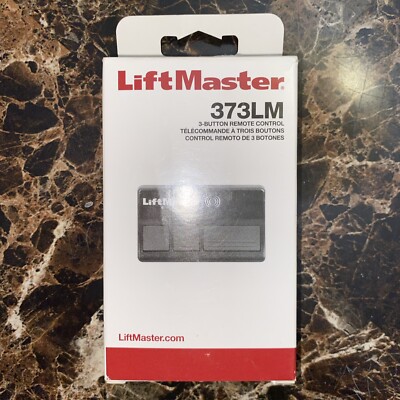 LiftMaster 373LM 3 Button Remote Control Garage Door Black Free shipping