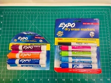 Expo Dry Erase Markers Eraser Low Odor Ink Piece Office School Art Set of 11