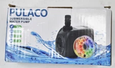 Pulaco Submersible Fountain Pump White LED Light Outdoor Pond Aquarium Tank
