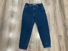 Levis High Waisted Mom Jeans 31x27 Red Tab Tapered Womens Blue Act. 31x26 Clean 