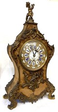 Antique Single Fusee Ormolu Boulle Style Clock By Cousens & Whiteside Berkeley