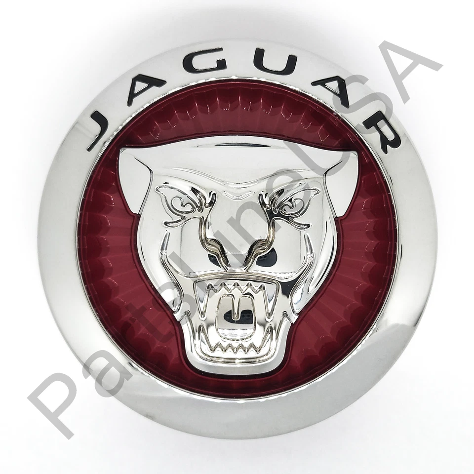 Genuine Jaguar Grille Emblem Badge Rad Ornament J9C5647 - Image 3 of 4