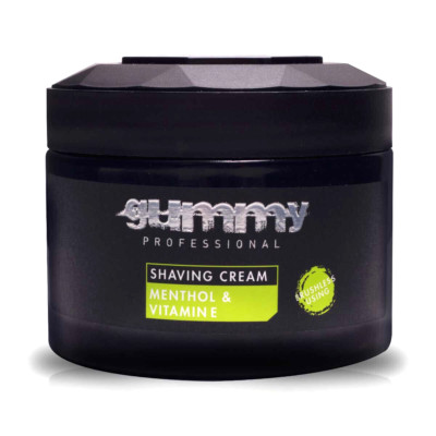 GUMMY Brushless Rasiercreme und Bartweichmacher Menthol und Vitamin E 300ml