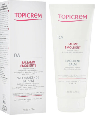 Topicrem weichmachender Balsam Gesicht Körpercreme 200ml trockene empfindliche Haut alle Altersgruppen Creme