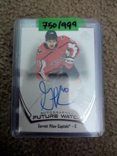 2021-22 UD Future Watch Garrett Pilon Auto /999 Washington Capitals #145