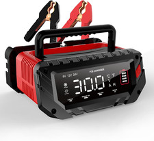 30 Amp Lithium Battery Charger,6V/12V/24V Lifepo4,Lead-Acid Agm/Gel/Sla.. Porta
