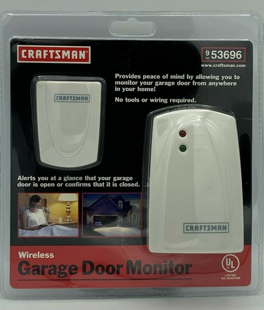 Craftsman Wireless Garage Door Monitor 53696 Universal for All Openers