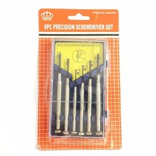 6PC PRECISION SCREWDRIVER SET, 0428-023, 657807042803