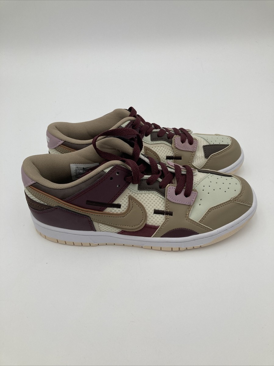 【本物保証 /関税・送料無料】Nike Dunk Low Scrap Brown Nike Dunk Low Scrap Latte Size 8.5 DH7450-100 Great