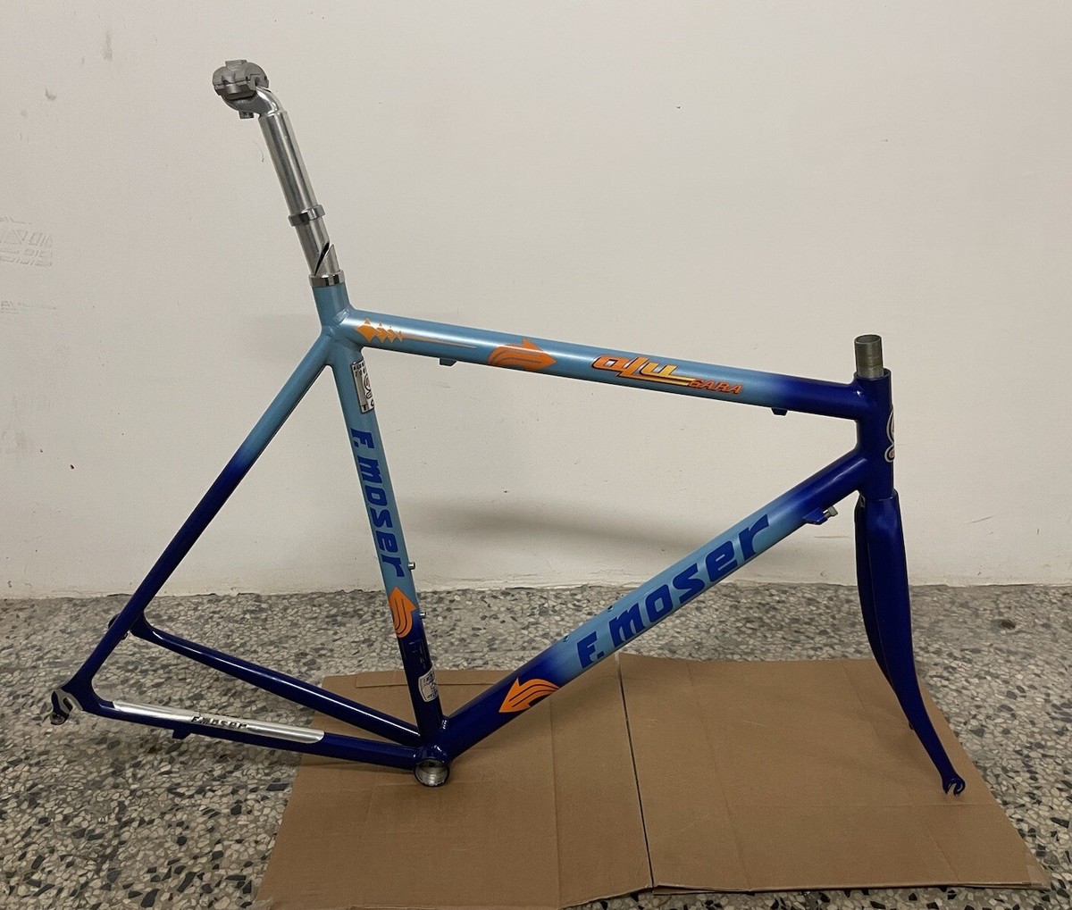 Telaio Moser Da Corsa Alu Gara 7005 Alluminio Con Forcella Misura 53 | eBay