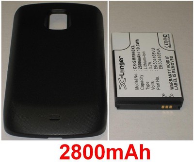 Coque + Batterie 2800mAh type BA S390 RHOD100 RHOD160 Pour HTC Touch