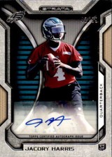 2012 Topps Strata Rookie Autographs Gold #RAJH Jacory Harris #42/99 (ref 19251)