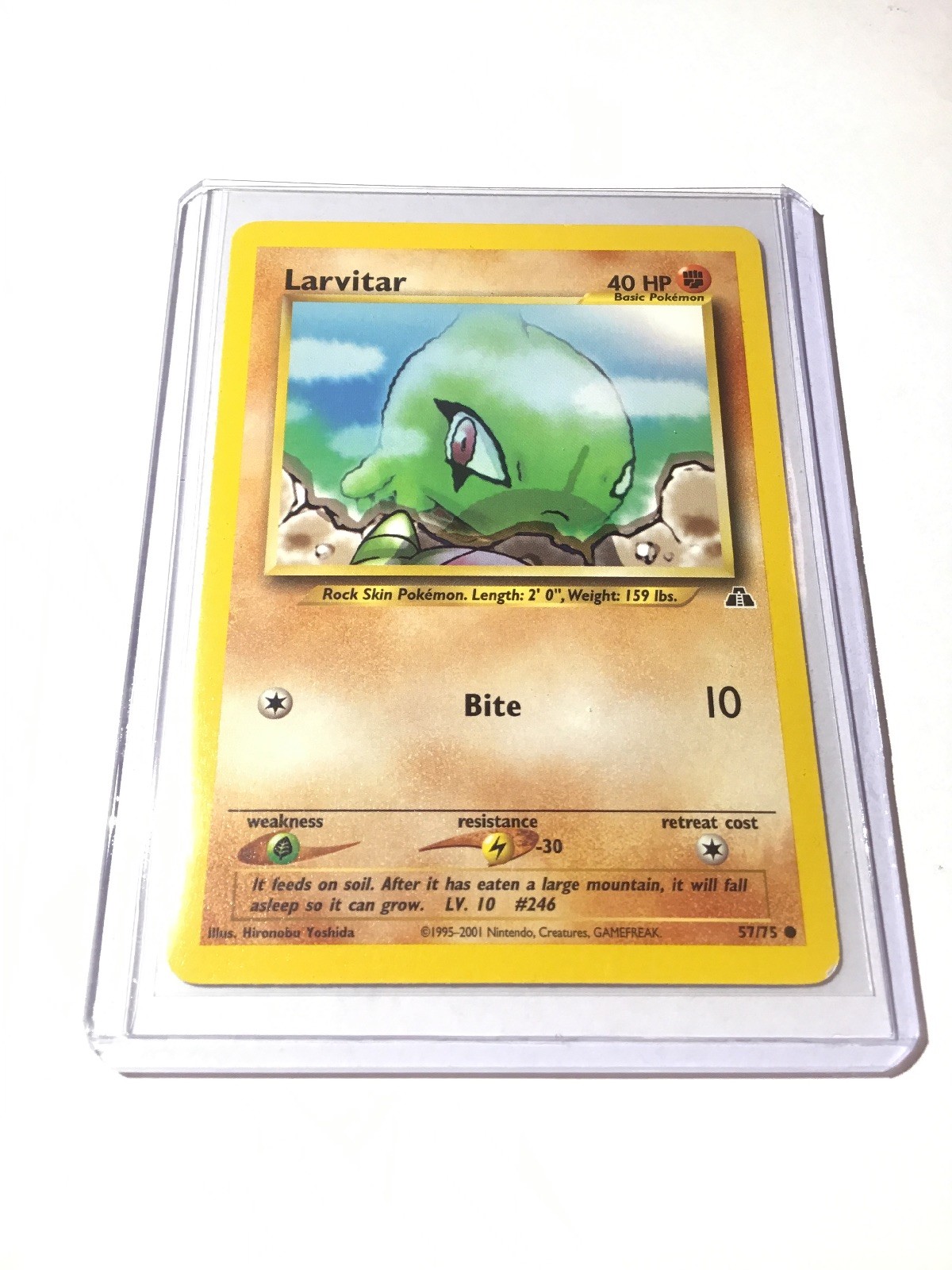 LARVITAR - Neo Discovery Set - 57/75 - Common - Pokemon Card - Unlimited -  NM | eBay
