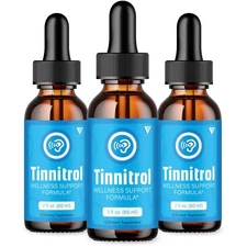 (3 Pack) Tinnitrol Tinnitus Drops, Tinnitrol Advanced Support (6oz)