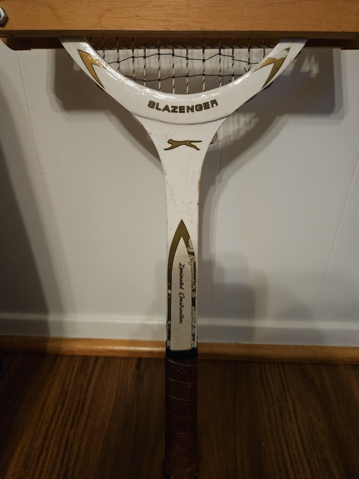 Vintage Donnay Pro Tennis Racquet w/Original Cover And Slazenger