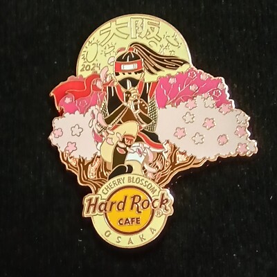 complete set] Rock Cafe JAPAN 2024 Cherry Blossom Pin set