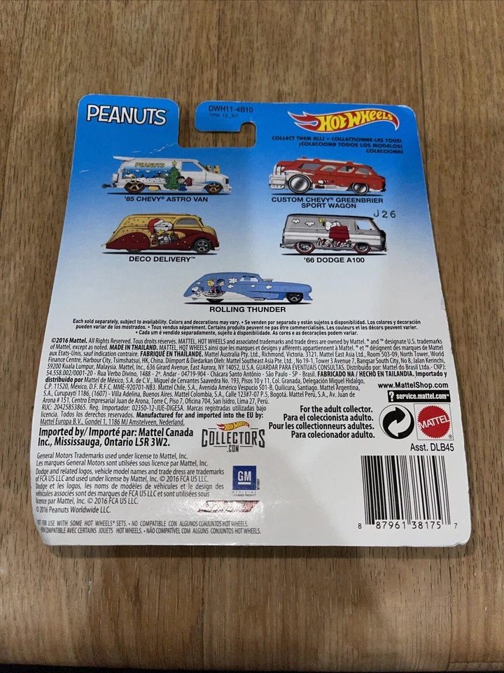Deco Delivery - Peanuts - Hot Wheels Pop Culture (2016) new - Image 3 of 3