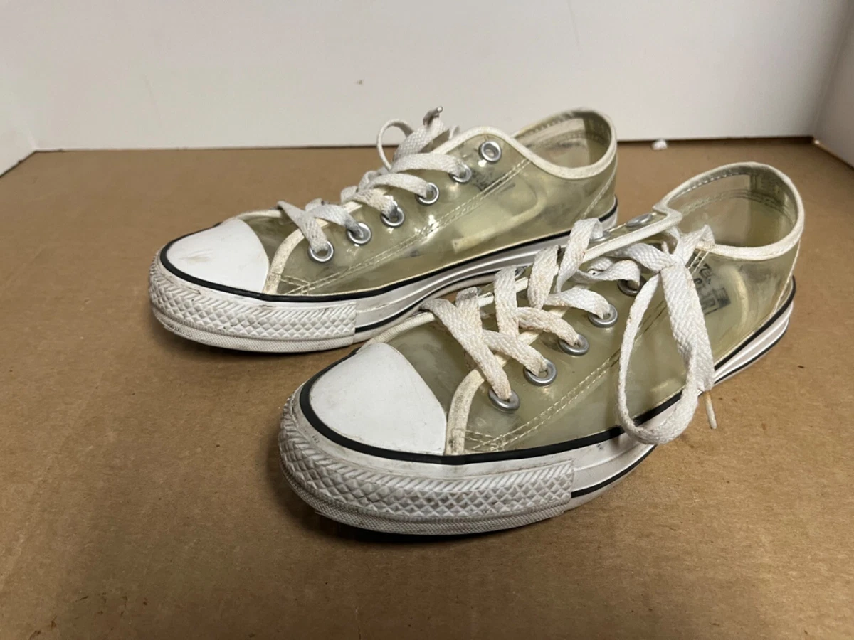 Converse ALL STAR Chuck Taylor Clear Top Sneakers Women&#039;s 7 US | eBay