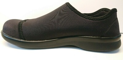 Propét Men’s Black Adhesive Closure Cushion Foot Slippers Size 10 - New Propét Men main image 2