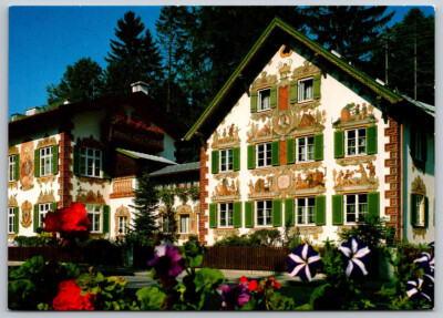 Hansel-und-Gretel-Haus Passionsspieldorf Oberammergau Germany Postcard