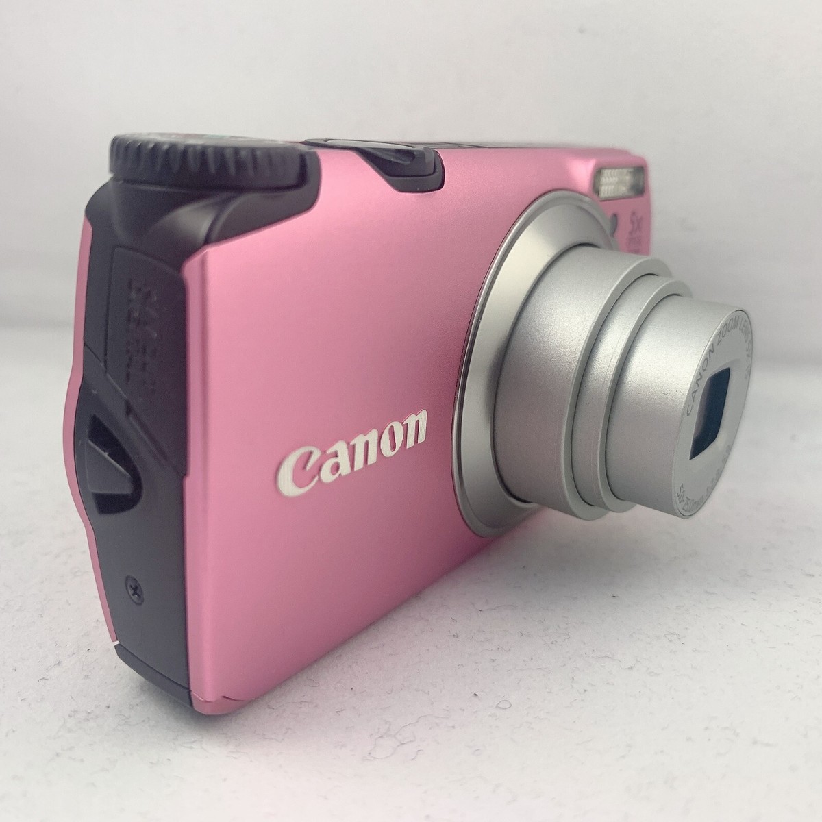 Exc+5] Canon PowerShot A3200 IS Pink 14.1MP Digital Camera Compact