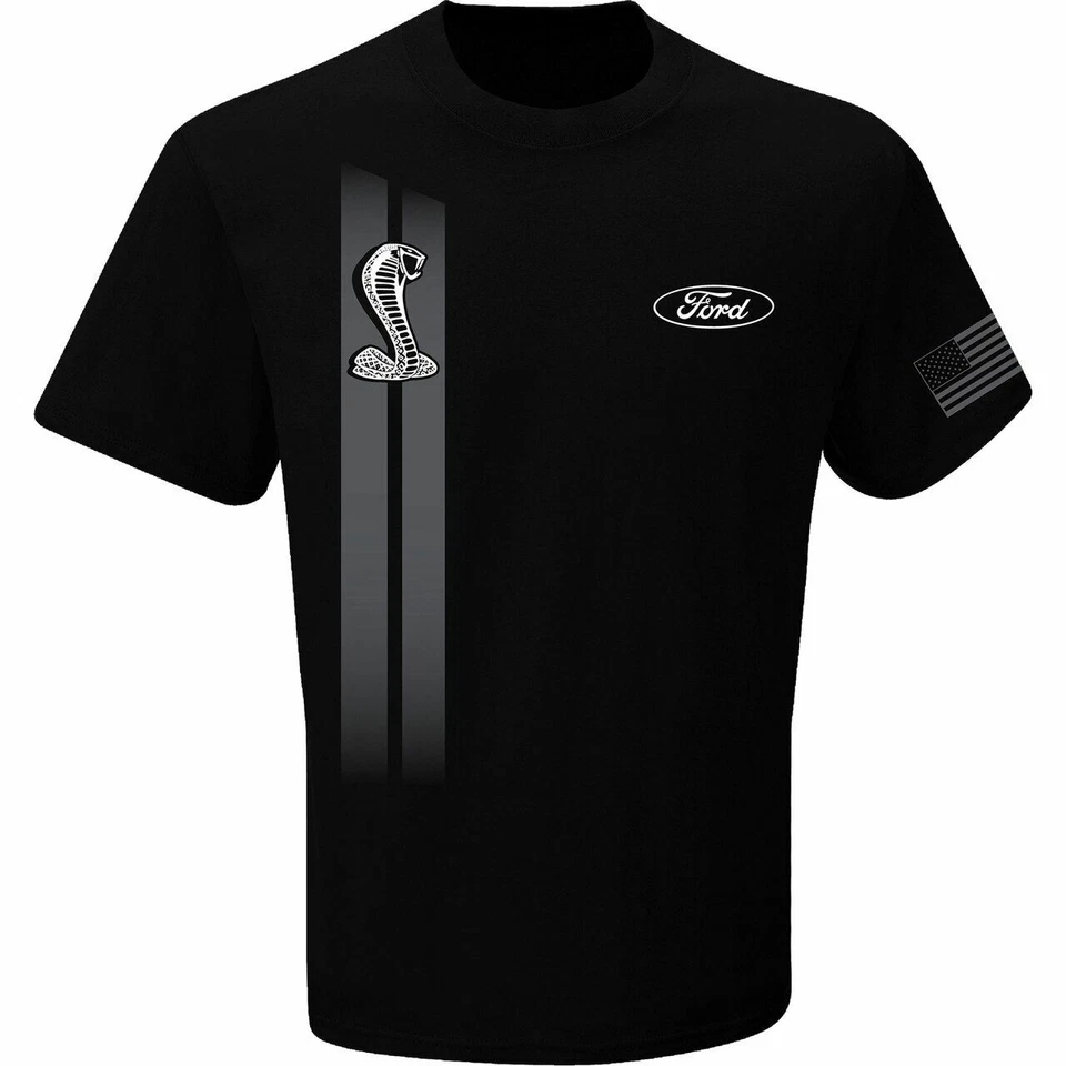 Shelby & SVT Cobra Snake T-Shirt * Cool American Pride Mustang * Free USA Ship!! - Image 2 of 4