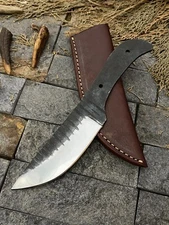 SHARDBLADE Hand Forged CARBON STEEL HUNTING Blank Blade Knife Making W/Sheath
