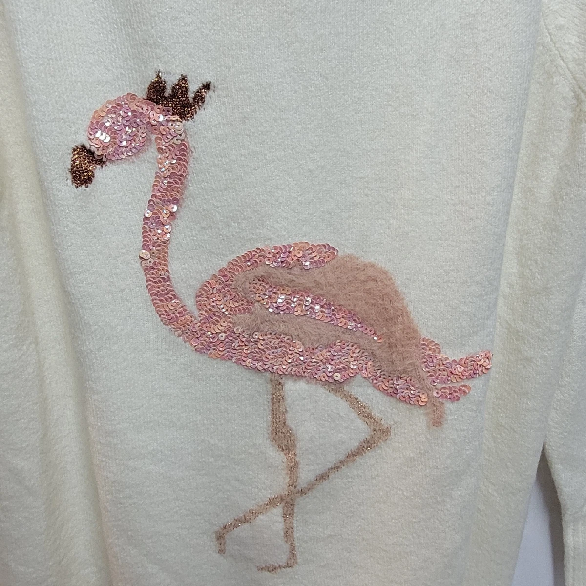 Lauren conrad flamingo sweater clearance