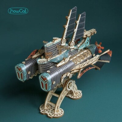 Howcat | 3D Houten Puzzels, Steampunk & Fantasy Modelbouw