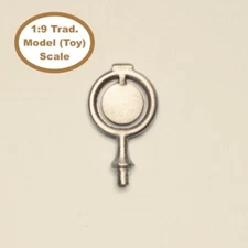 HORSING AROUND Traditional 1:9 Model Scale PLAIN FLY HEAD SWINGER TERRET Silver