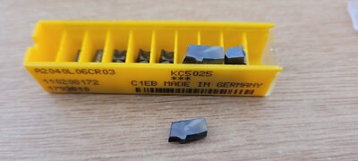 10 Stück Kennametal A2040L06CR03 KC5025 AlTiN Trenneinsatz links