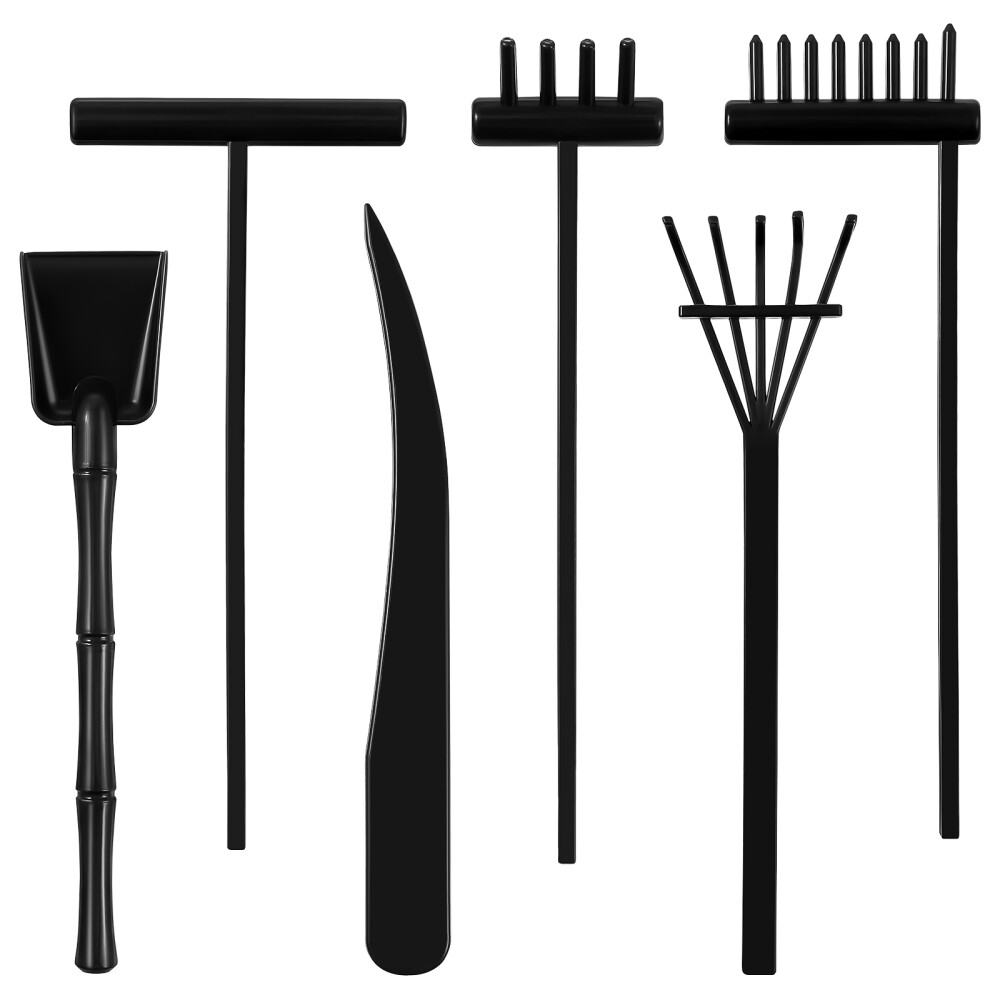 6Pcs Different Style Plastic Lightweight Zen Garden Rakes eBay