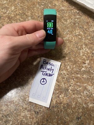 Basic Activity Fitness Tracker Bracelet Green