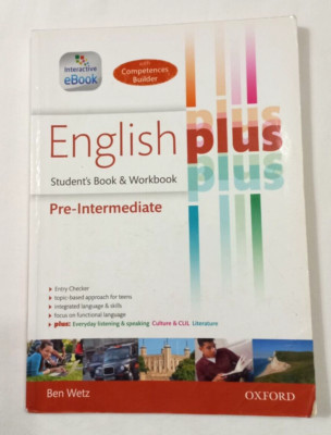 Englisch Plus Schülerbuch Pre-Intermediate + Code Oxford Ben Wetz 9780194648707