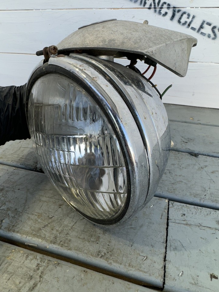 Harley 900 Ironhead Sportster Headlight Eyebrow Visor 6780959A Vintage