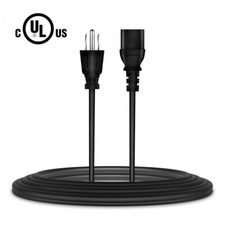 6ft UL AC Power Cord Cable for ViewSonic PJ862 PJ551 PJ551D PJ552 PJ556D PJ557D