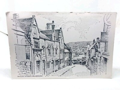 Bisley Street Painswick neu unbenutzt Vintage Postkarte 
