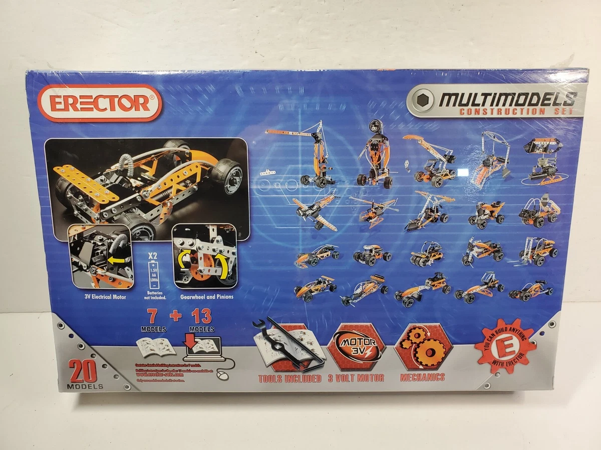 2012 Meccano Erector Multimodels Construction Set Car 20 Models