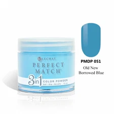 LeChat Perfect Match 3 in 1 Color Powder PMDP051 Old,New,Borrowed,Blue 1.5oz 