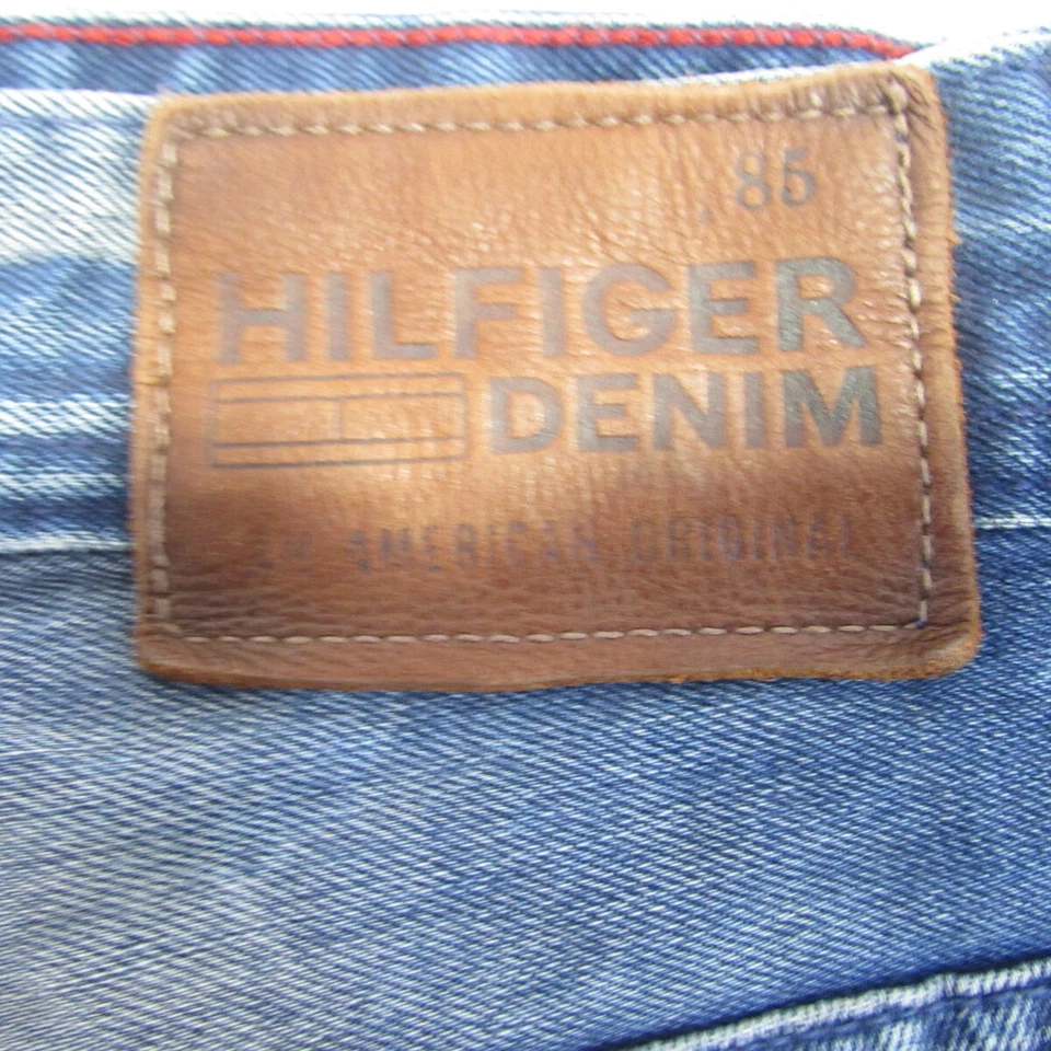 Pantalones de mezclilla Hilfiger para hombre regulares rectos W 34/L 32 talla UK SKU Y02392 Foto 4 de 4