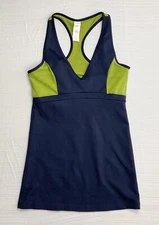 Aerie Fit Womens Active Top Size Small Blue Green Athletic Gym Shirt