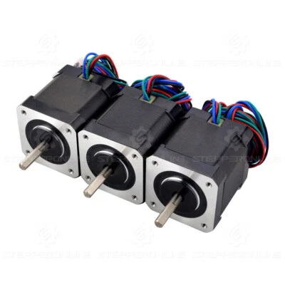 STEPPERONLINE 3X Nema17 Schrittmotor Stepper Motor 0.59Nm 48mm 2A Bipolar Φ5mm 17HS19-2004S1