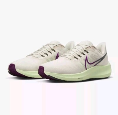 NIKE Air Zoom Pegasus 39 Running Shoes Mens 10 Light Orewood Plumb Purple