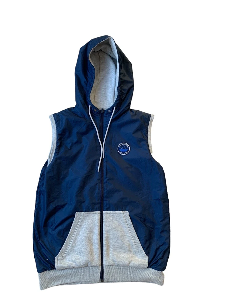 Mens adidas sleeveless clearance hoodie