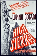 HIGH SIERRA 1941 Humphrey Bogart FOOTSTEPS IN THE DARK Errol Flynn TRADE ADVERT